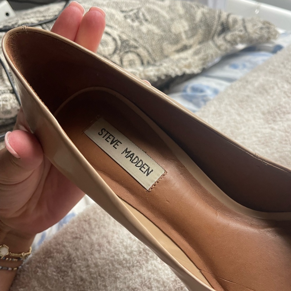 Steve Madden Nude Heel Size 10